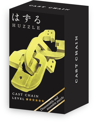 Mini Huzzle Cast Puzzle - Chain Gold (level 6)
