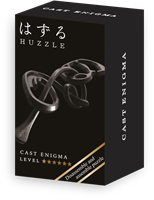 Mini Huzzle Cast Puzzle - Enigma Black (level 6)