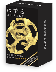 Mini Huzzle Cast Puzzle - Rotor Gold (level 6)