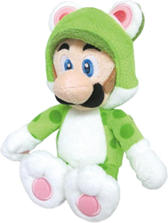 Super Mario - Cat Luigi Knuffel (25cm)
