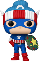 Funko Pop! - Marvel Holiday 2024 Captain America #1438-2