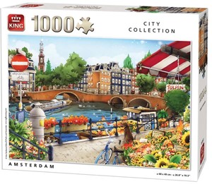 Afbeelding van het spelletje Amsterdam Puzzel (1000 stukjes)