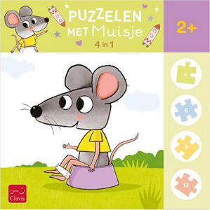 Afbeelding van het spelletje Clavis - Muisje 4 in 1 Puzzel