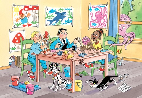 Jan van Haasteren Junior 20 - Creatief met Klei Puzzel (150 stukjes)-2