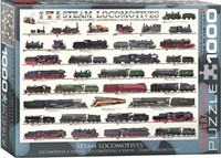 Steam Locomotives Puzzel (1000 stukjes)