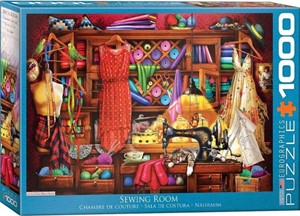 Afbeelding van het spelletje Sewing Craft Room Puzzel (1000 stukjes)