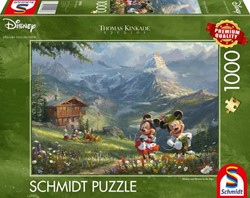 Disney - Mickey & Minnie in the Alps Puzzel (1000 stukjes)