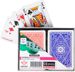 Speelkaarten in een Etui (deksel beschadigd)