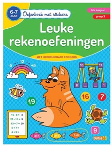 Afbeelding van het spelletje Oefenboek - Leuke Rekenoefeningen 6-7 jaar