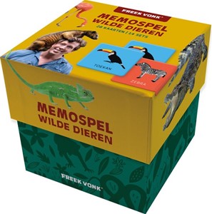Afbeelding van het spelletje Freek Vonk Memospel - Wilde Dieren