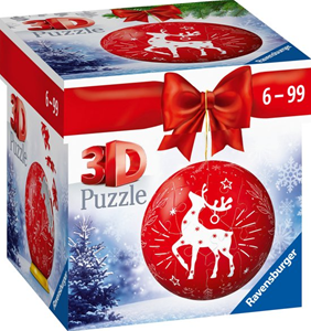 Afbeelding van het spel Kerstbal Rendier 3D Puzzel (54 stukjes)