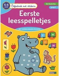 Oefenboek - Eerste Leesspelletjes 5-6 jaar