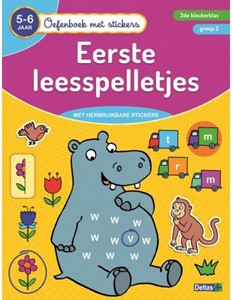 Afbeelding van het spel Oefenboek - Eerste Leesspelletjes 5-6 jaar