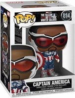 Funko Pop! - The Falcon and the Winter Soldier Captain America #814