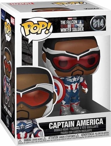 Funko Pop! - The Falcon and the Winter Soldier Captain America #814