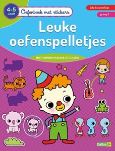 Afbeelding van het spelletje Oefenboek - Leuke oefenspelletjes 4-5 jaar