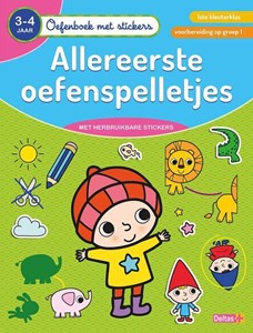 Afbeelding van het spelletje Oefenboek - Allereerste Oefenspelletjes 3-4 jaar