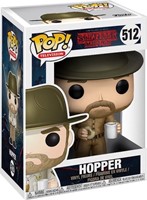 Funko Pop! - Stranger Things Hopper with Donut #512 (doos beschadigd)