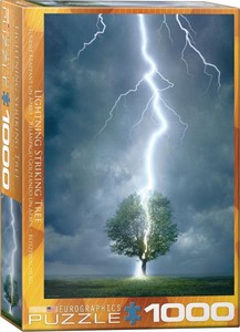 Afbeelding van het spelletje Lightning Striking Tree Puzzel (1000 stukjes)