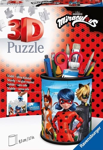 3D Puzzel - Miracluous Pennenbak (54 stukjes)