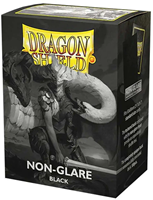 Dragon Shield Sleeves Non Glare - Matte Black (63x88mm)