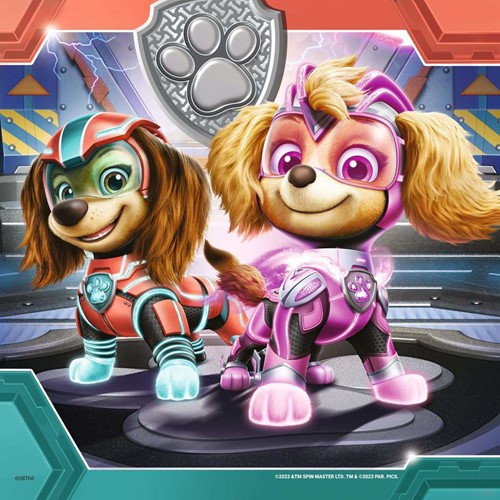 Paw Patrol - The Mighty Movie Puzzel (3x49 stukjes)-2
