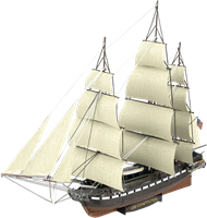 USS Constitution - Premium Series Bouwpakket