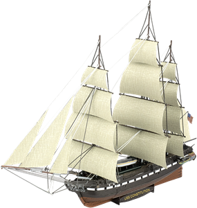 Afbeelding van het spel USS Constitution - Premium Series Bouwpakket