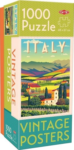 Vintage - Italy Poster Puzzel (1000 stukjes)