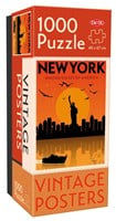 Vintage Cities - New York Poster Puzzel (1000 stukjes)