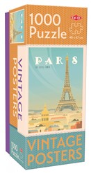 Vintage Cities - Paris Poster Puzzel (1000 stukjes)