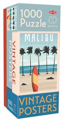 Vintage Cities - Malibu Poster Puzzel (1000 stukjes)