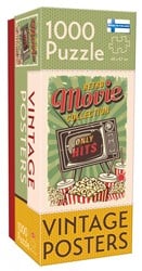Vintage - Retro Movie Collection Poster Puzzel (1000 stukjes)