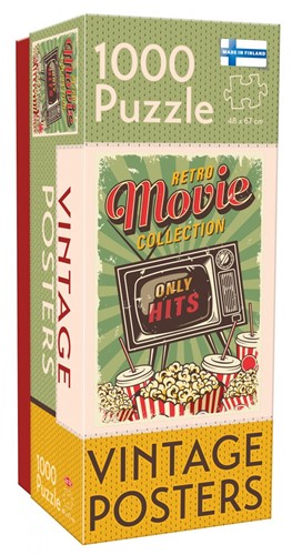 Vintage - Retro Movie Collection Poster Puzzel (1000 stukjes)