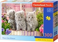 Three Grey Kittens Puzzel (300 stukjes)