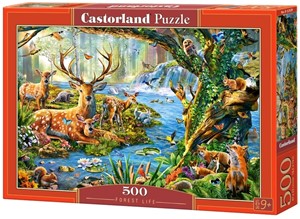 Afbeelding van het spel Forest Life Puzzel (500 stukjes)