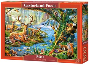 SpellenRijk Forest Life Puzzel (500 stukjes) aanbieding