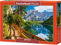 Braies Lake, Italy Puzzel (1000 stukjes)