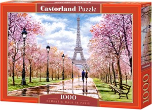 Afbeelding van het spel Romantic Walk in Paris Puzzel (1000 stukjes)