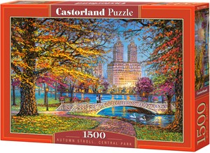 Afbeelding van het spel Autumn Stroll, Central Park Puzzel (1500 stukjes)