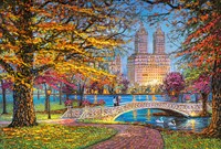 Autumn Stroll, Central Park Puzzel (1500 stukjes)-2