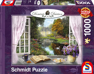 Afbeelding van het spel View of the Castle Gardens Puzzel (1000 stukjes)