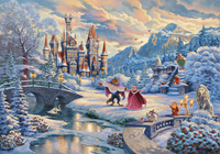 Disney - Beauty and the Beast Winter Puzzel (1000 stukjes)-2