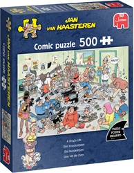 Jan van Haasteren - Een Hondenleven Puzzel (500 stukjes)