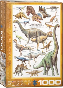 Afbeelding van het spelletje Dinosaurs of the Jurassic Puzzel (1000 stukjes)