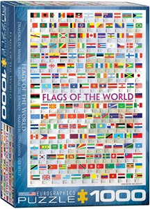 Afbeelding van het spelletje Flags of the World Puzzel (1000 stukjes)