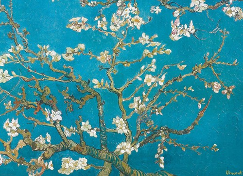 Almond Blossom - Vincent van Gogh Puzzel (1000 stukjes)-2