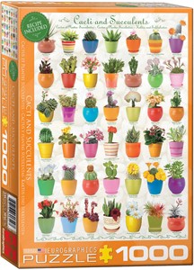 Afbeelding van het spel Cacti & Succulents Puzzel (1000 stukjes)