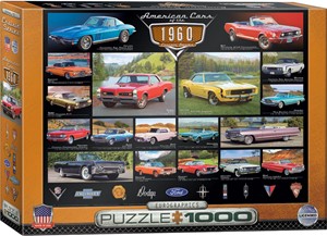 Afbeelding van het spel American Cars of the 1960s Puzzel (1000 stukjes)