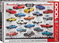 American Muscle Car Evolution Puzzel (1000 stukjes)